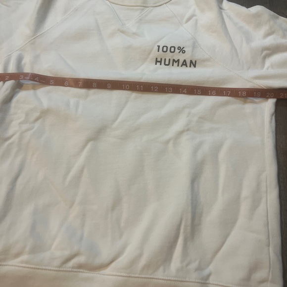 Everlane Women's White 100% Human Long Sleeve Crewneck Sweatshirt SZ Small - Picture 5 of 6